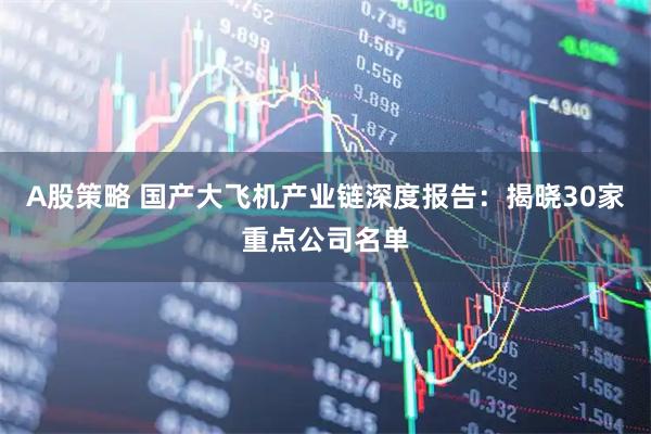 A股策略 国产大飞机产业链深度报告：揭晓30家重点公司名单