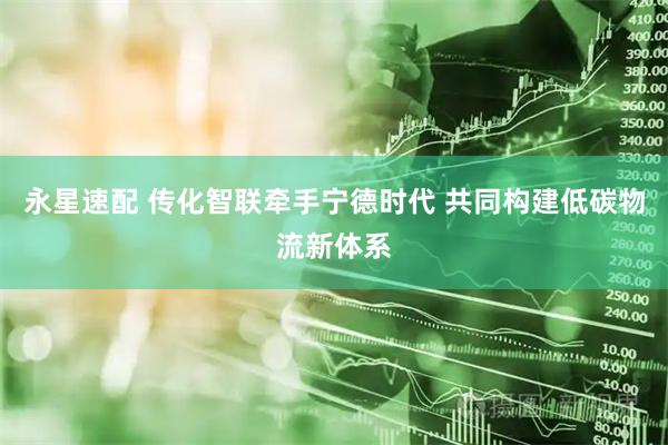 永星速配 传化智联牵手宁德时代 共同构建低碳物流新体系