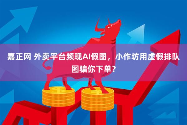 嘉正网 外卖平台频现AI假图，小作坊用虚假排队图骗你下单？
