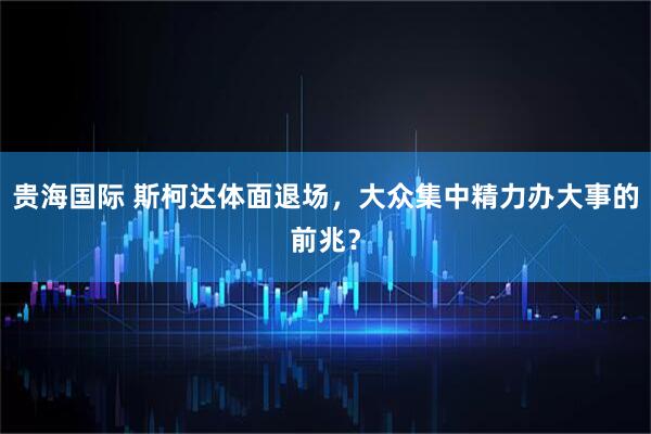 贵海国际 斯柯达体面退场，大众集中精力办大事的前兆？